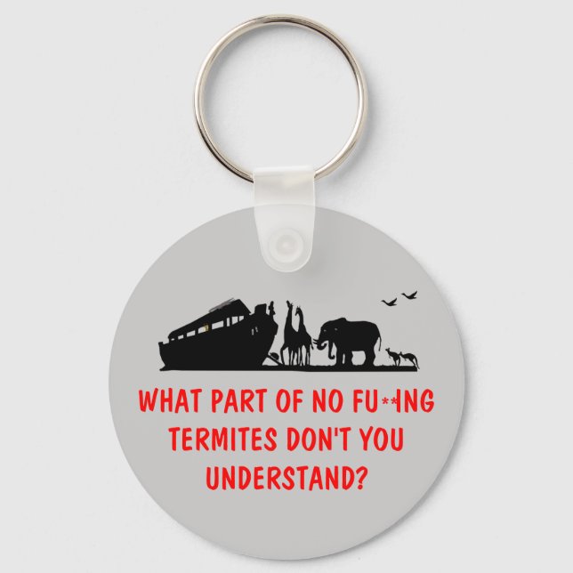 Atheist humour key ring (Front)