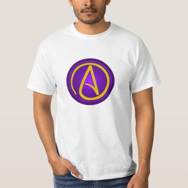 Atheist Logo Men's Shirt (Front)