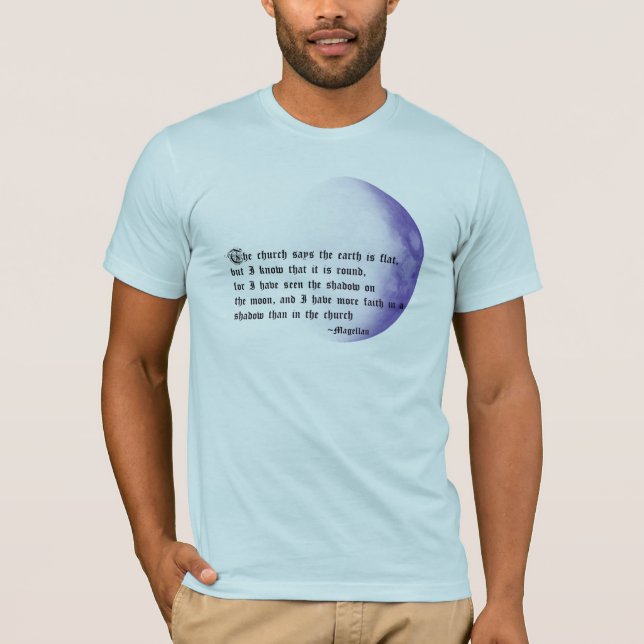 Atheist Moon T-Shirt (Front)