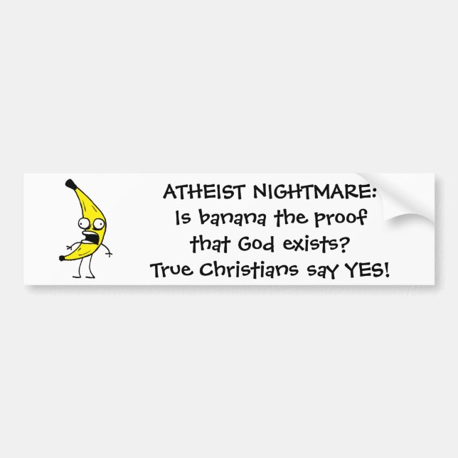 Atheist Nightmare Bumper Sticker (Front)