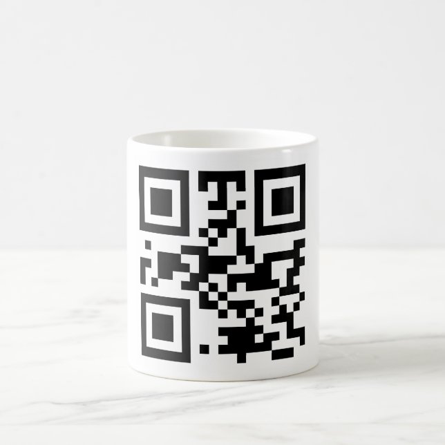 "ATHEIST" QR code Coffee Mug (Center)