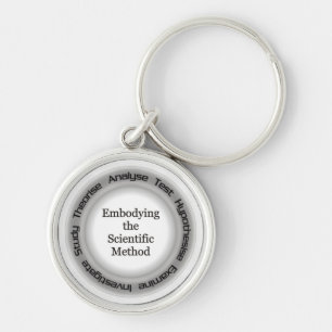 Atheist Scientific Method Acronym Key Ring