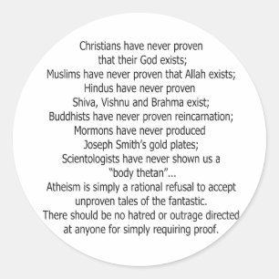 Atheist Stickers