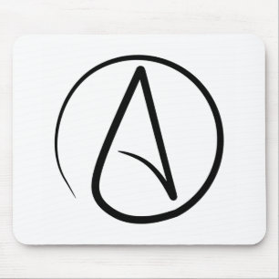 Atheist Symbol Mousepad