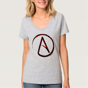 Atheist Symbol Star T-Shirt for Women