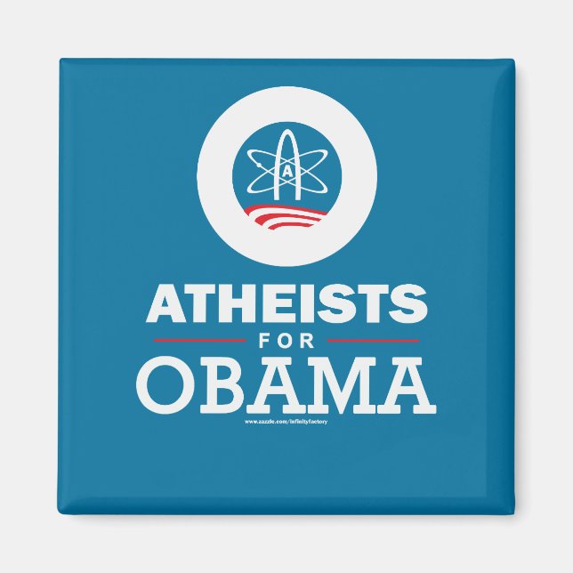 Atheists for Obama Magnet (Front)