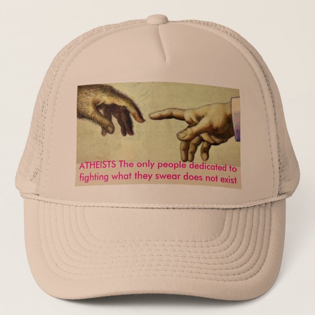 ATHEISTS TRUCKER HAT (Front)