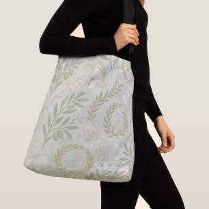 Athena Botanical Activewear Olive Laurel Greek Crossbody Bag