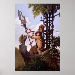 Athena by J. Matthew Root Poster
