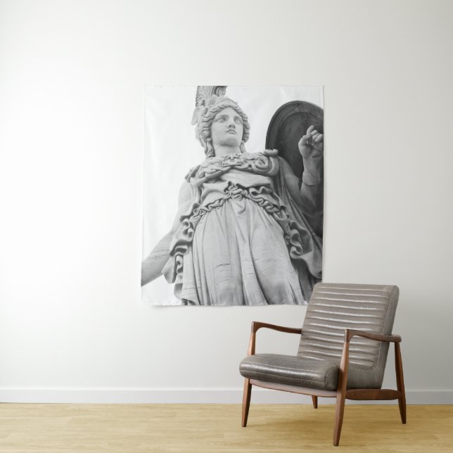 Athena Goddess of Wisdom #3 #wall #art  Tapestry (In Situ)