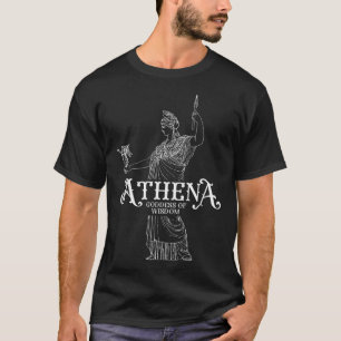 Athena Goddess of Wisdom Greek Mythology T-Shirt