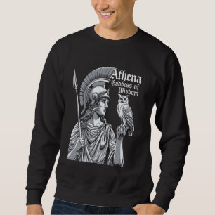 Athena Goddess of Wisdom Olympians Ancient Greek M Sweatshirt