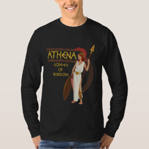Athena Goddess of Wisdom Olympians Ancient Greek M T-Shirt