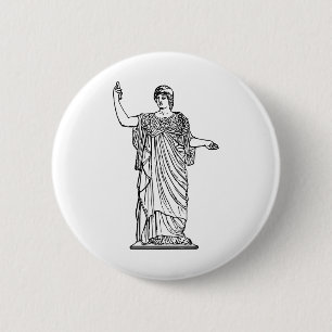 athena, greek, mythology, poseidon, percy jackson 6 cm round badge