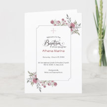 Athena Greek Orthodox Church Baptism Program