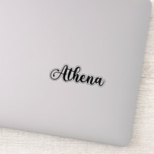 Athena Name - Handwritten Calligraphy