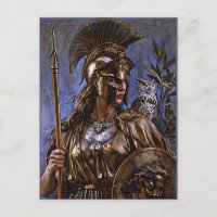 "Athena’s Eternal Vigil" Colourful Portrait     