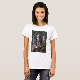 "Athena’s Fierce Loyalty" Colourful Portrait    T-Shirt