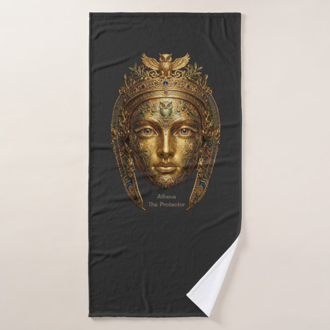 Athena - The Protector  Bath Towel (Bath Towel)