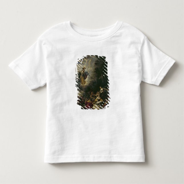 Athena visiting the Muses Toddler T-Shirt (Front)