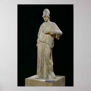 Athena with a cist, Roman copy of a 4th century Poster