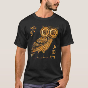 Athena's Owl - Greek Mythology - Ancient Greece T-Shirt