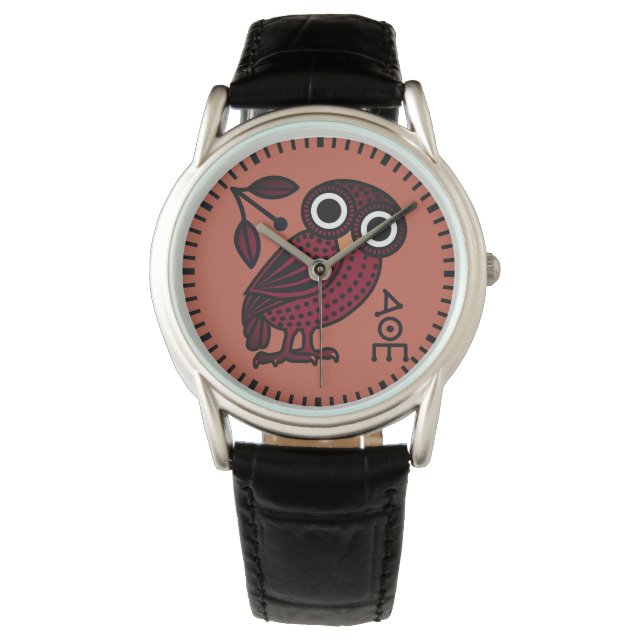 Athenian Owl Ancient Greek Tetradrachm Coin Watch (Front)