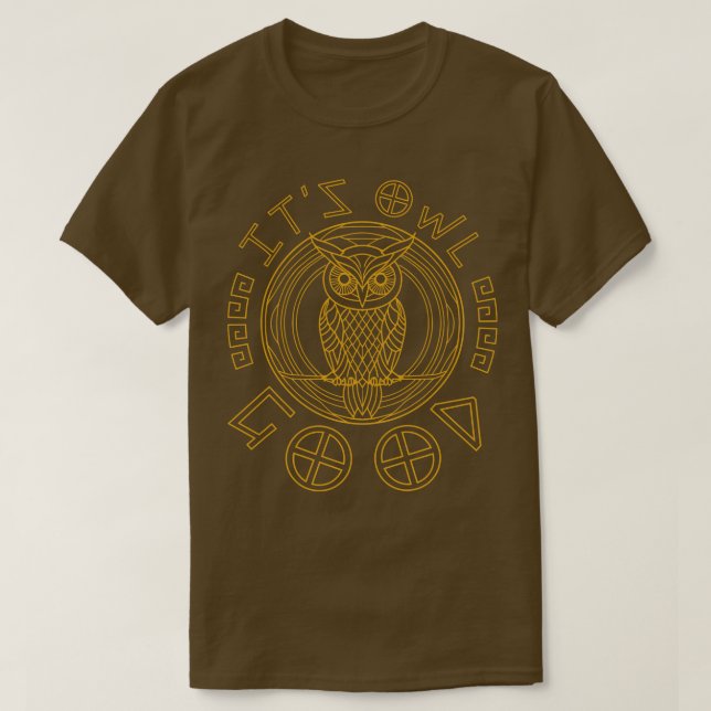 Athenian owl Classic T-Shirt (Design Front)