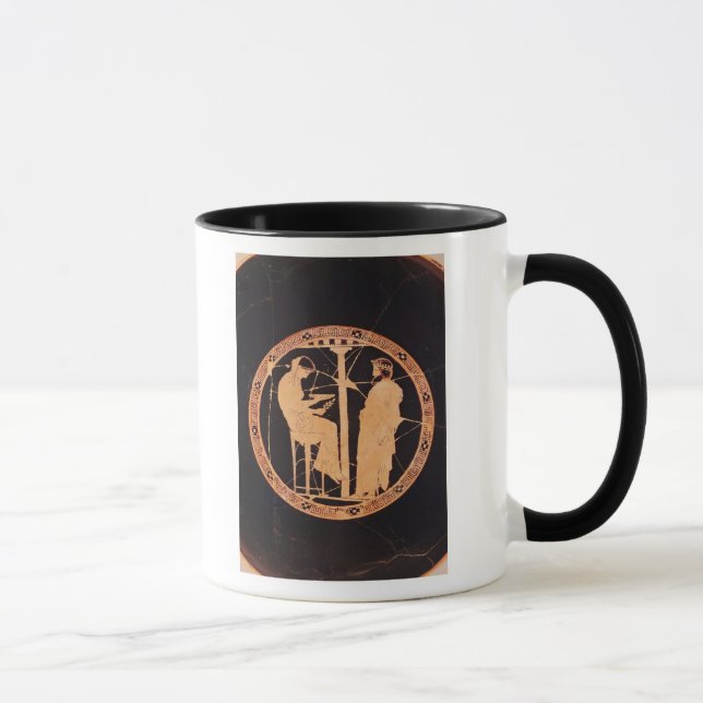 Athenian red-figure kylix depicting Aegeus Mug (Right)