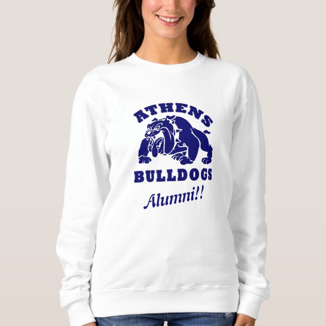 Athens Bulldogs Alumni Women's Sweatshirt (Front)