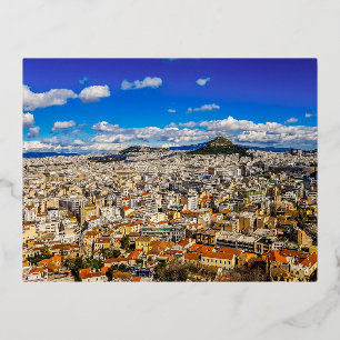ATHENS FOIL HOLIDAY POSTCARD