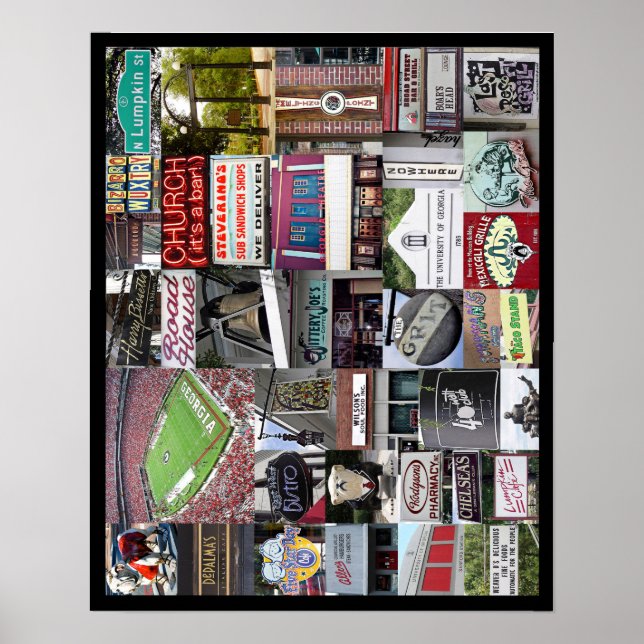 Athens Georgia Poster (Front)