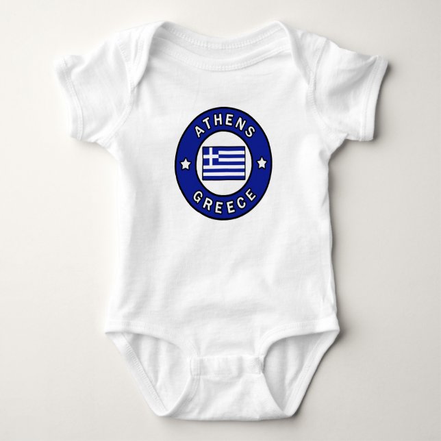Athens Greece Baby Bodysuit (Front)