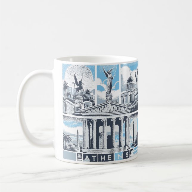 Athens Greece Europe Coffee Mug (Left)