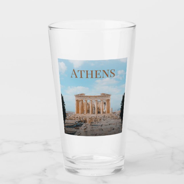 Athens Greece Glass (Front)