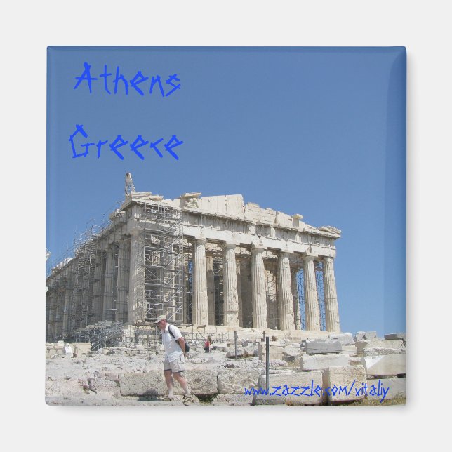 Athens Greece magnet design (Front)