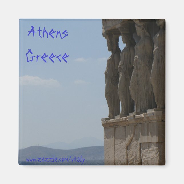 Athens Greece magnet design (Front)