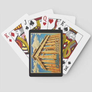 Athens Greece Parthenon Playing Cards