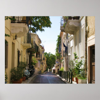 Athens Greece photography poster