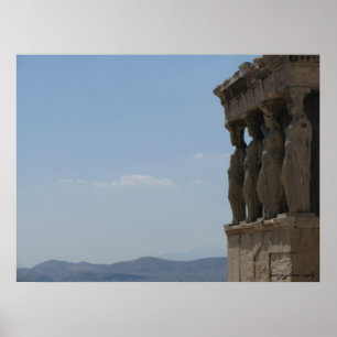 Athens Greece photography poster