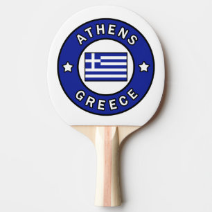 Athens Greece Ping Pong Paddle