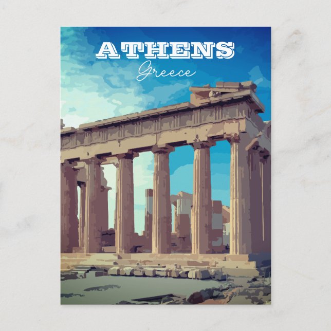 Athens, Greece Postcard (Front)