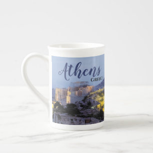 Athens Greece Scenic Travel Bone China Mug