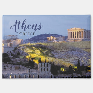 Athens Greece Scenic Travel Magnet