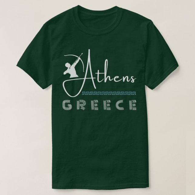 Athens Greece Skyline  Athens  T-Shirt (Design Front)