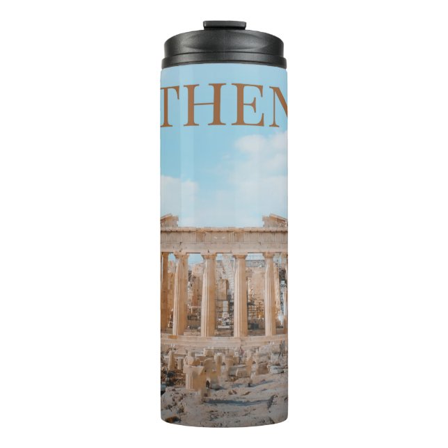 Athens Greece Thermal Tumbler (Front)