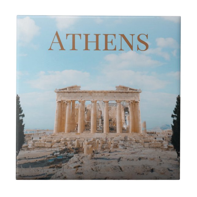 Athens Greece Tile (Front)