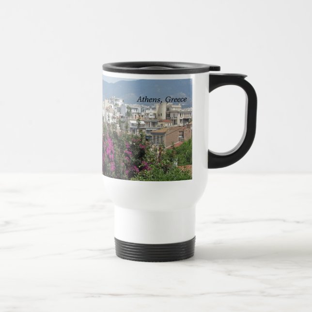 Athens, Greece Travel Mug (Right)