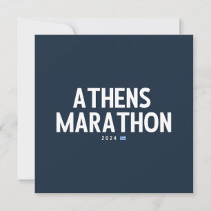 Athens Marathon 2024 Card