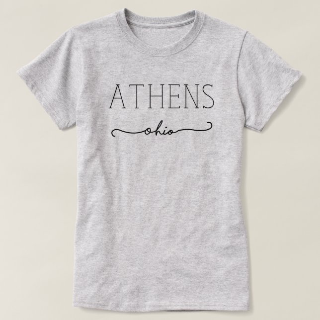 Athens Ohio Shirt Design 2 (Design Front)